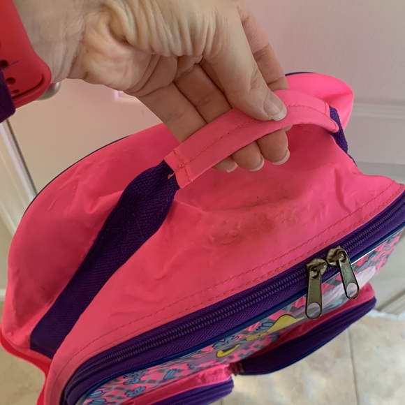Minnie Mouse Disney Neon Pink and Purple Backpack and Lunch Bag Set!! main image 8